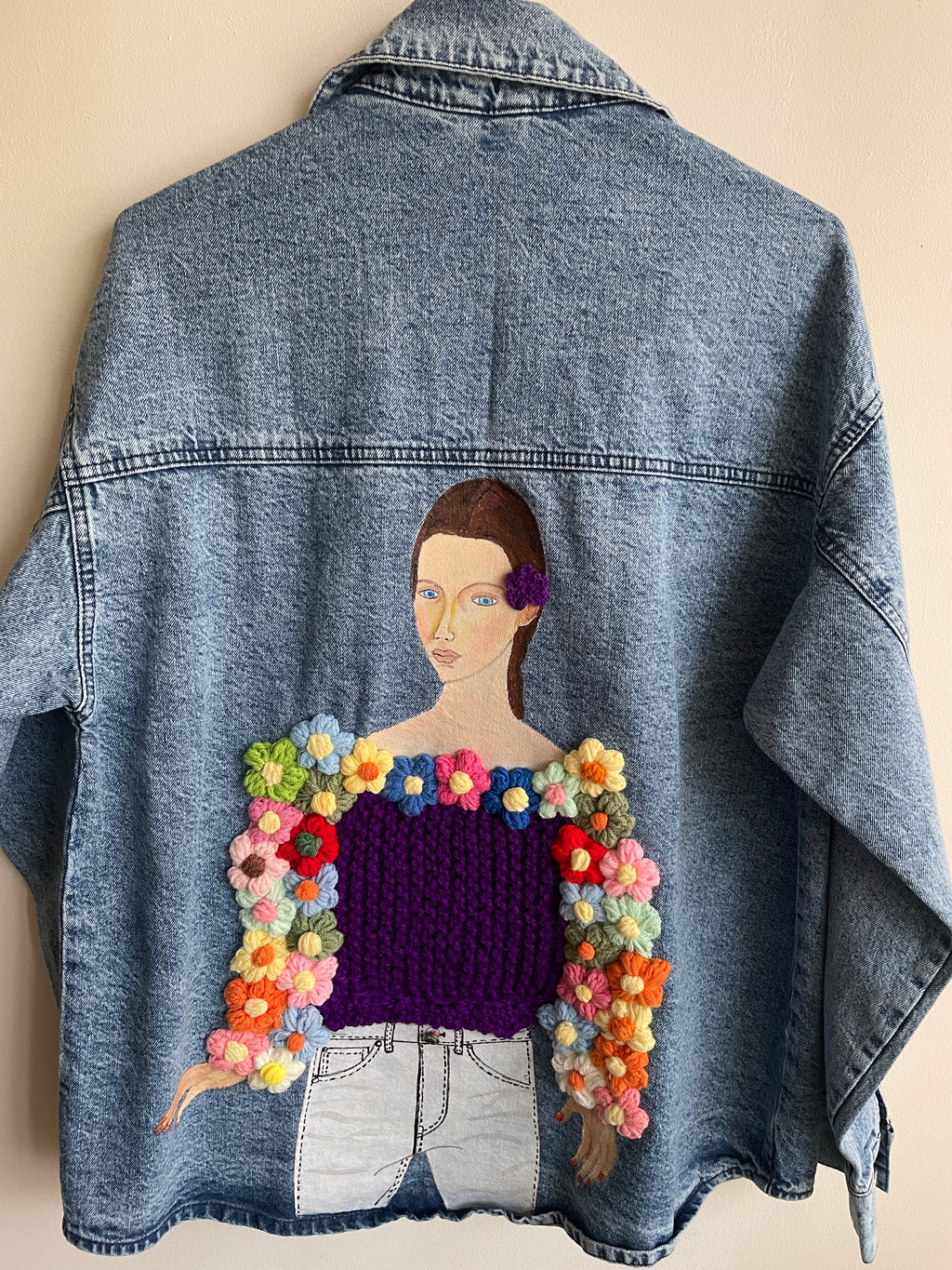 La niña de las flores