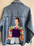 La niña de las flores