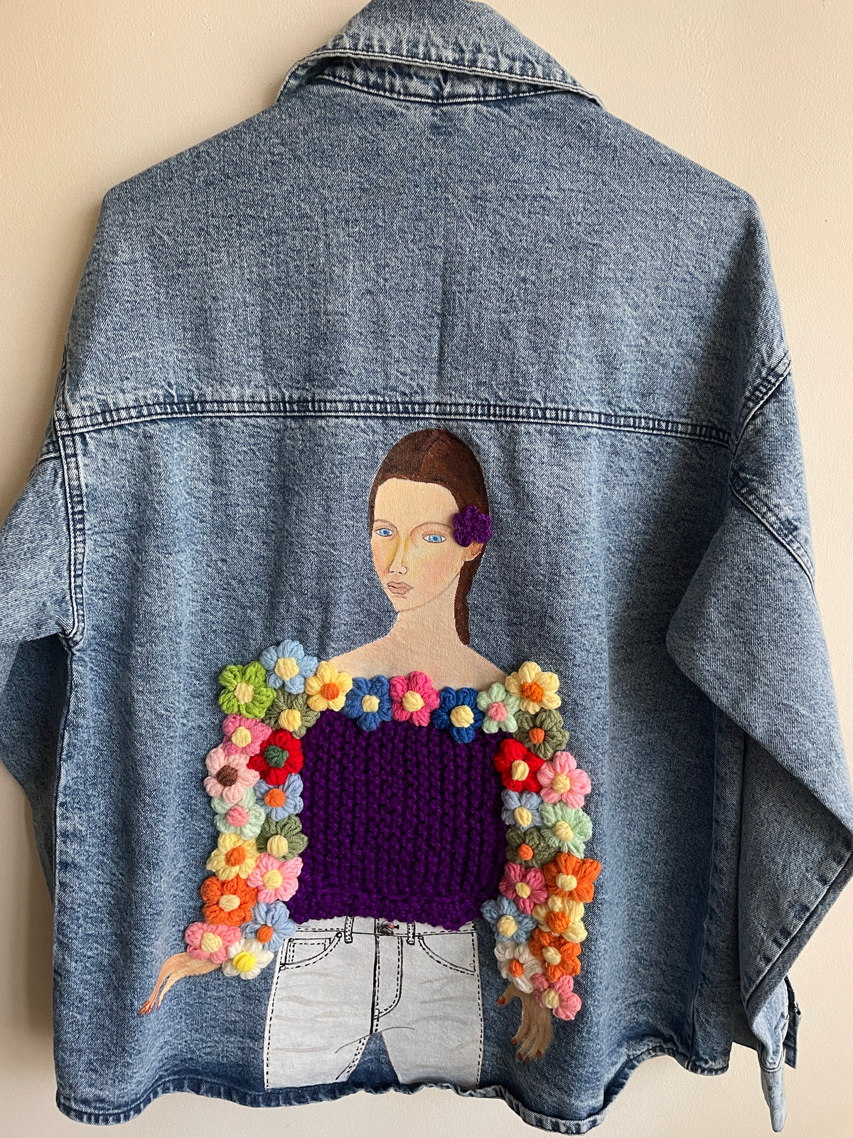 La niña de las flores